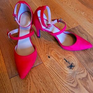 A new day Red Strappy Heels